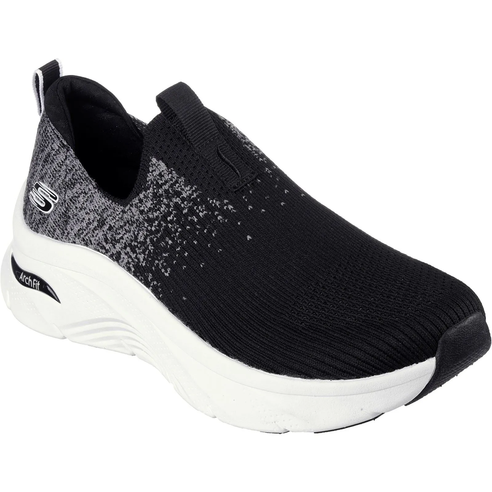 Skechers 149684 Arch Fit D'Lux Key Journey Sneakers für Damen mit weiter Passform - Schwarz