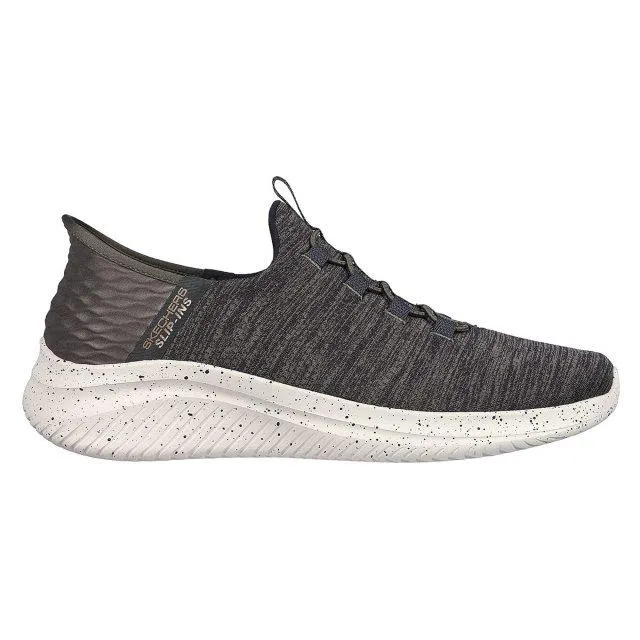 Skechers 232452 Slip-ins Ultra Flex 3.0 Right Away Walking-Sneaker für Herren in weiter Passform - Olivgrün