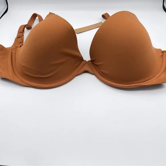 Skims FITS EVERYBODY SCOOP PLUNGE BRA | BRONZE  SIZE 36DD NWT