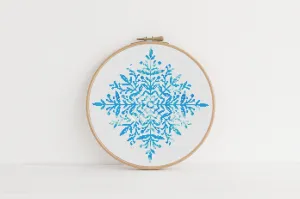 Snowflake Cross Stitch Pattern #987