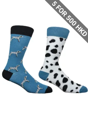 Socks | Dots & Dalmatians | Mismatched | Cotton