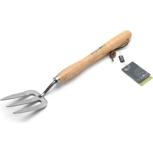 Stainless Steel Mid Handled Fork by Burgon & Ball