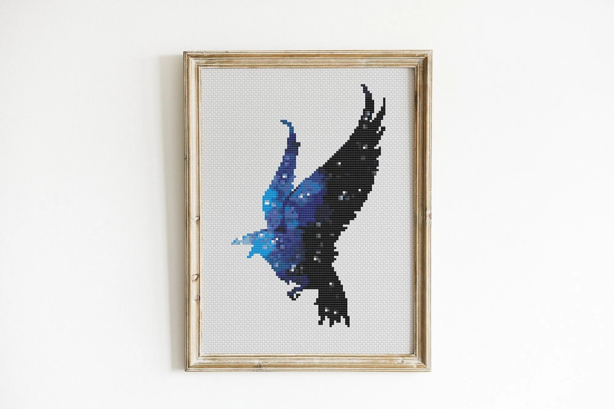 Star Raven Cross Stitch Pattern #564