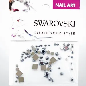 Swarovski Square Mix Pack - Light Chrome