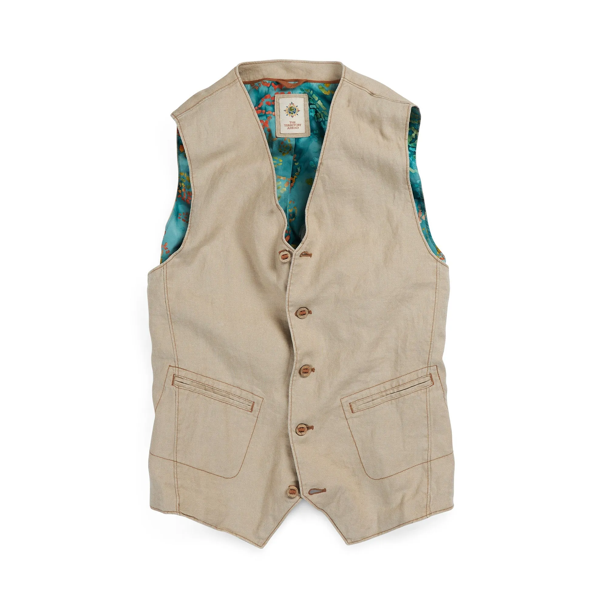 Take It Easy Linen Vest