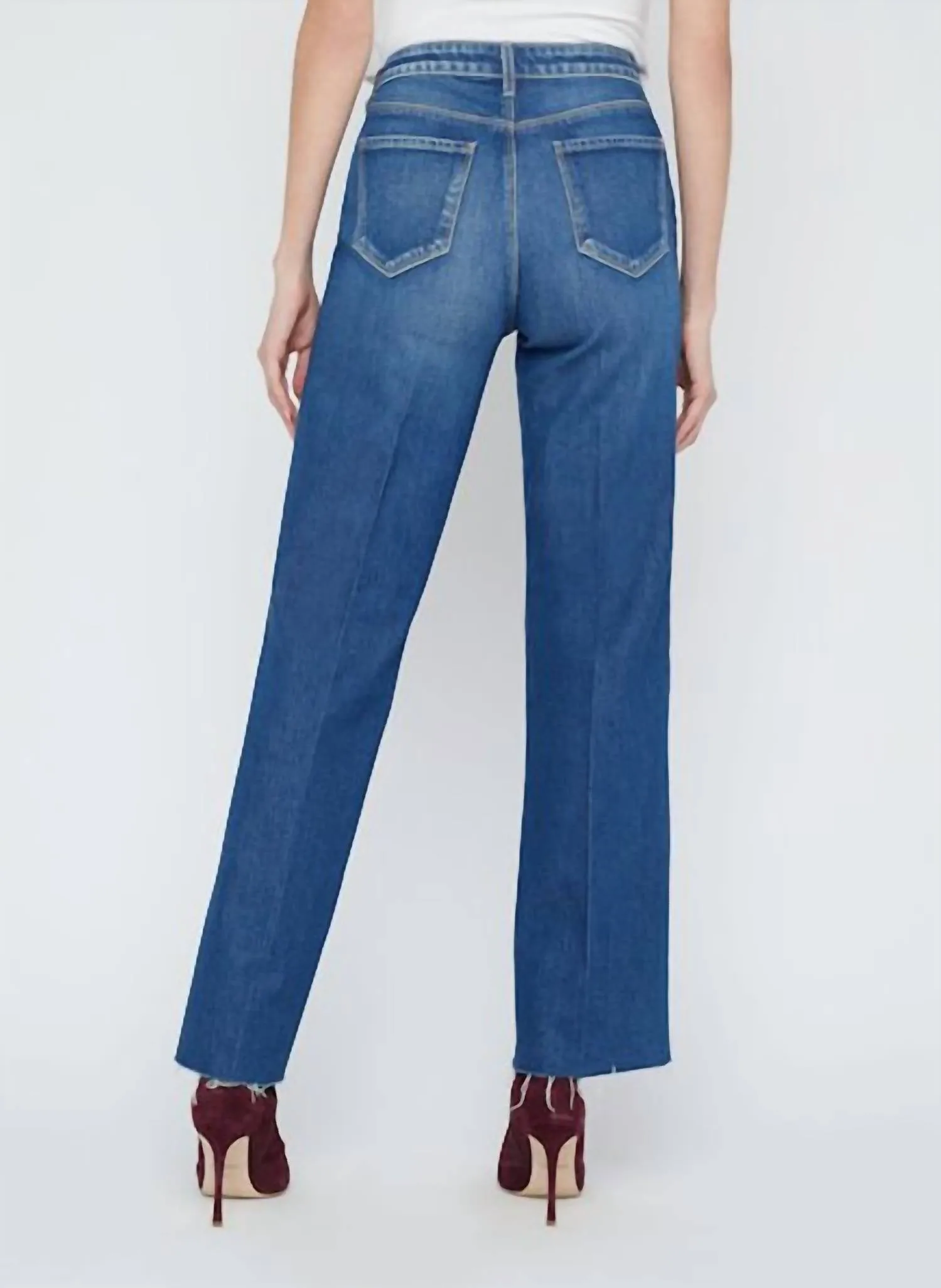 Tiana High Rise Wide Leg Jean In Ladera