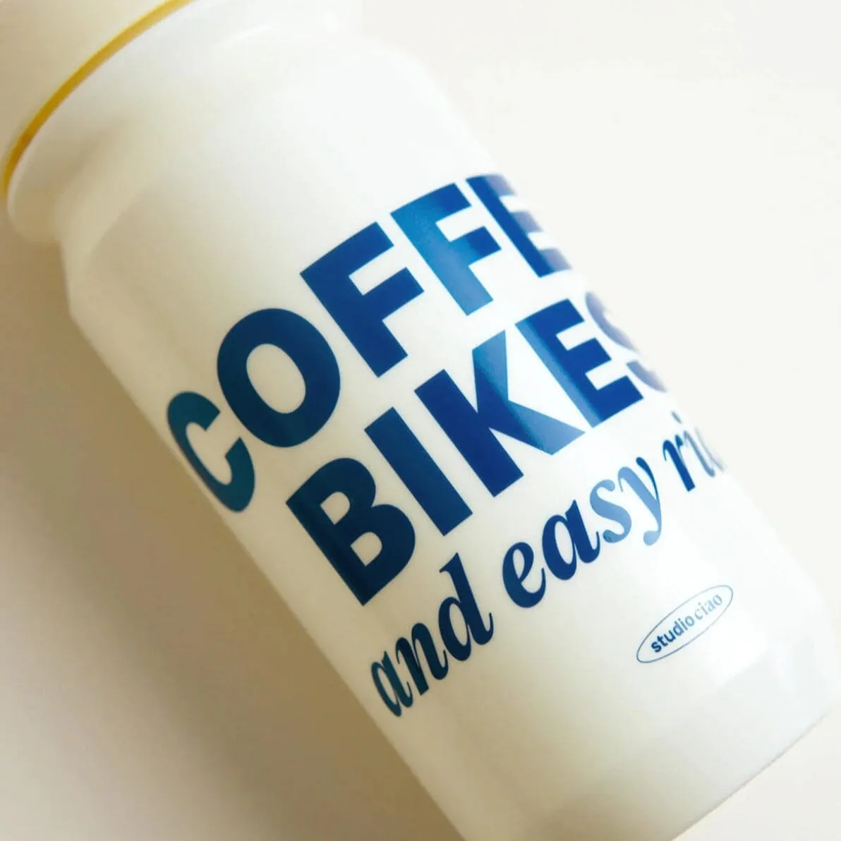 Trinkflasche "Coffee, Bikes and easy rides"