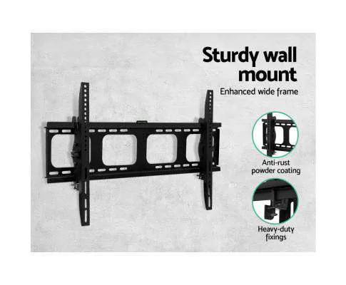 TV Wall Mount Bracket Tilt Flat Slim LED LCD Plasma 42 55 65 75 90 inch