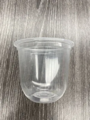 U360 - U Shaped PP Clear Cups 95mm - 360cc (12 oz.) 1000 cups. Perfect for cup sealing machine and/or dome and flat lids.