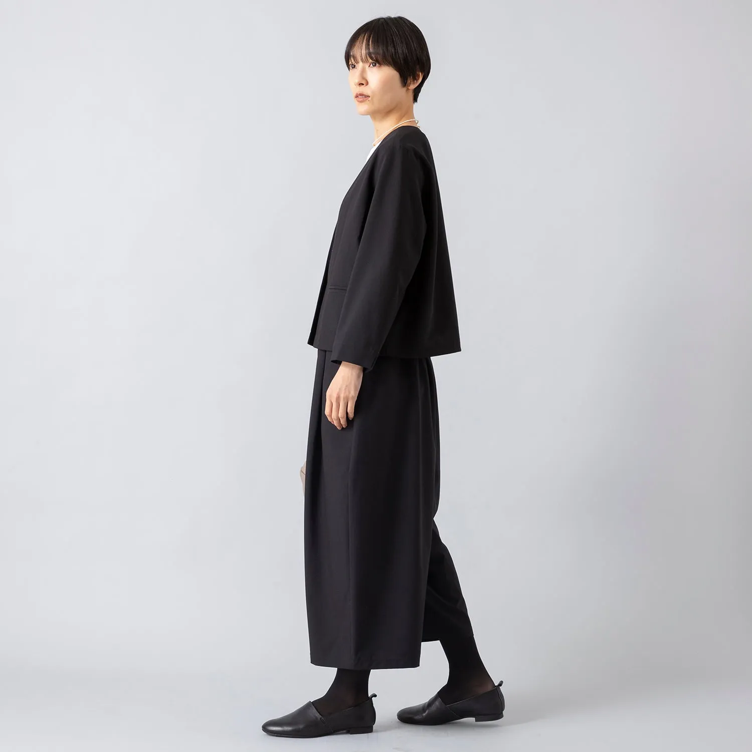 uncinq | アンサンク　Tropical Wide Tuck Easy Pants