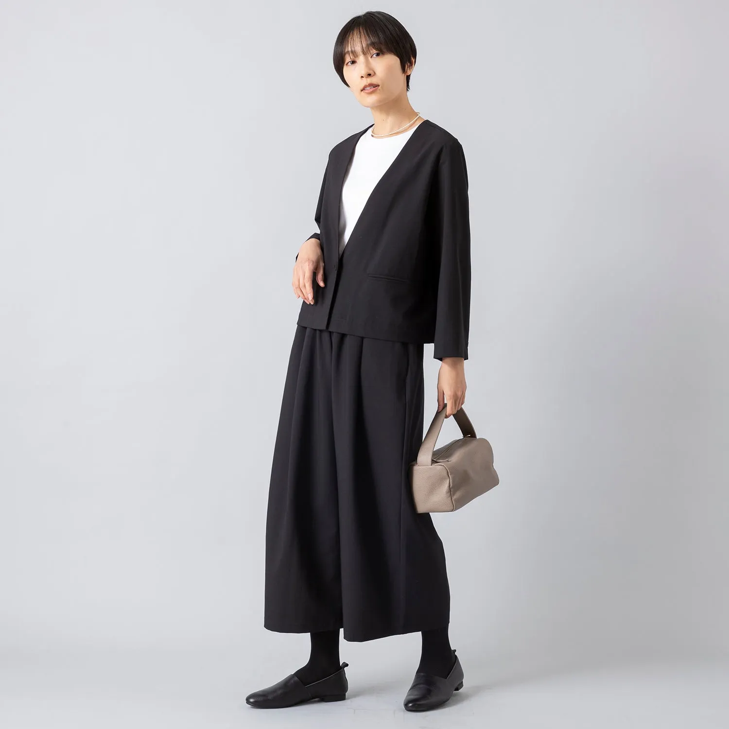 uncinq | アンサンク　Tropical Wide Tuck Easy Pants