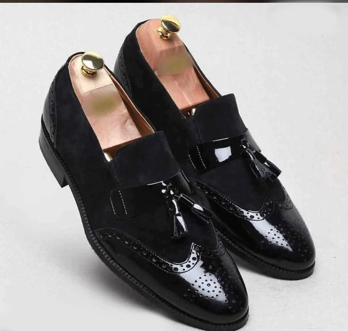 Unique and Classy Men Shiny Black Colour Outdoor Formal Casual Ethnics Loafer