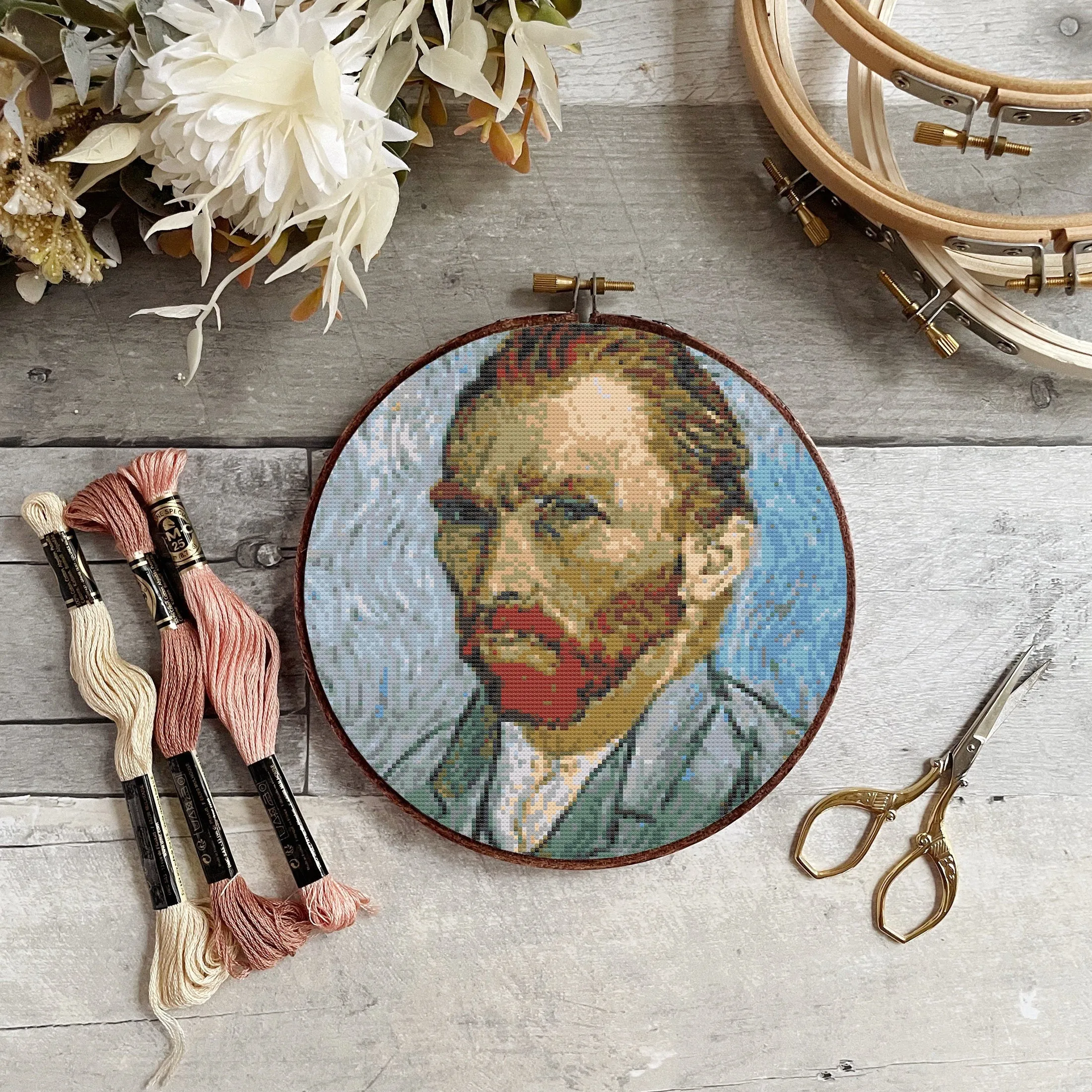 Van Gogh Cross Stitch Pattern #104