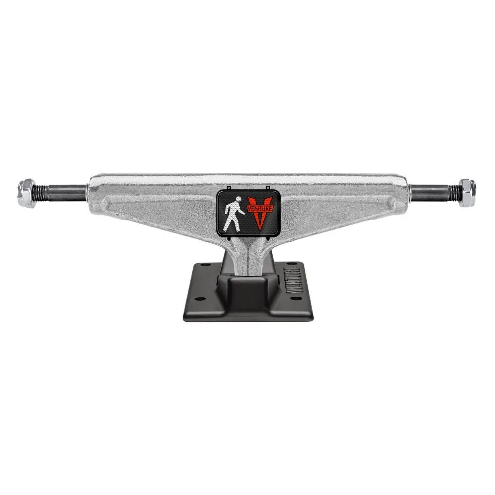 Venture 5.6 V Light Skateboard Trucks Shanahan Streets Polished / Flat Black - 5.6"