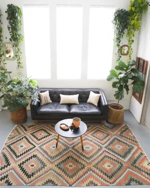 Vintage Turkish western Anatolian Kilim Rug