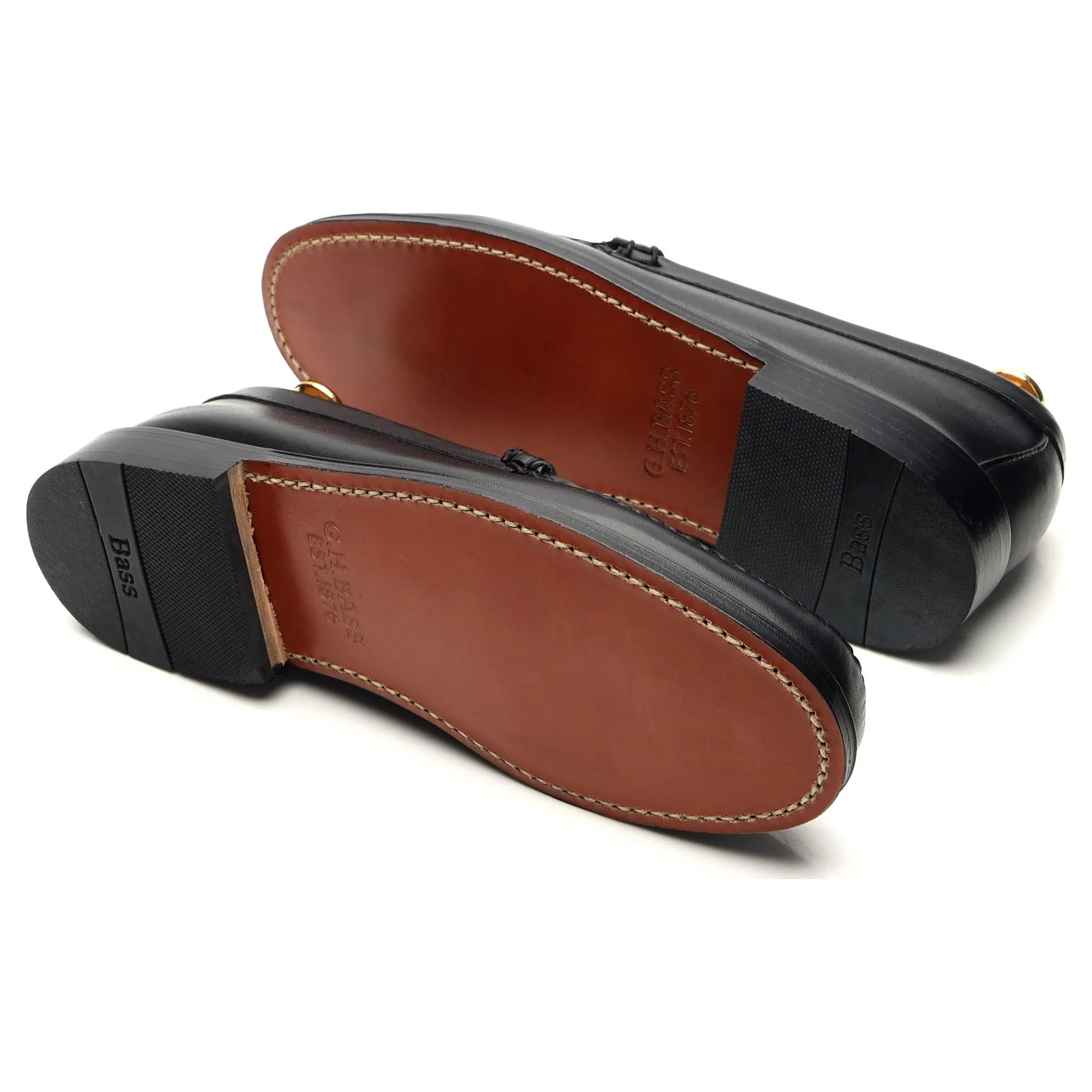 'Weejuns' Black Leather Loafer UK 6