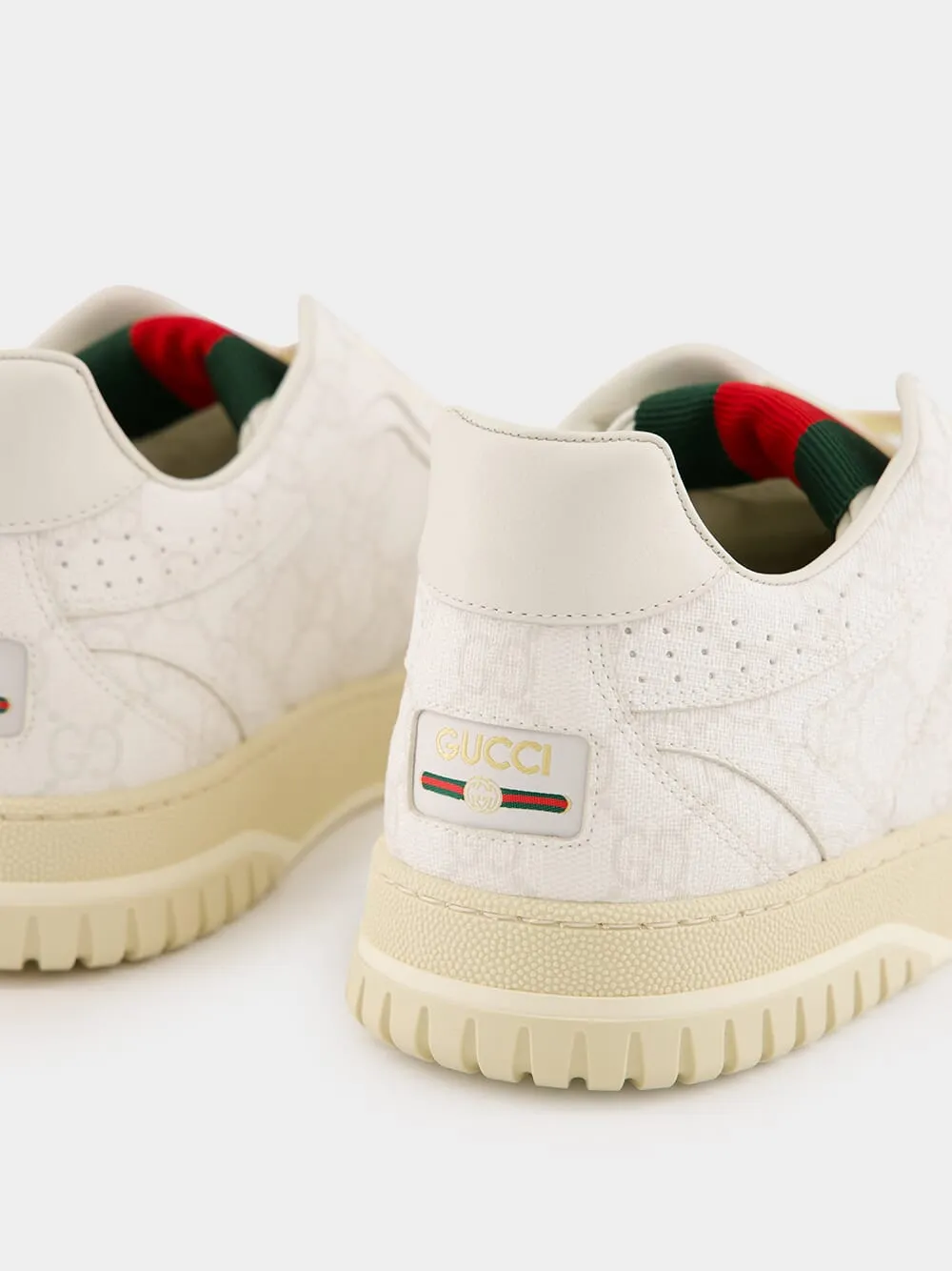 White Men's Gucci Re-Web Sneaker