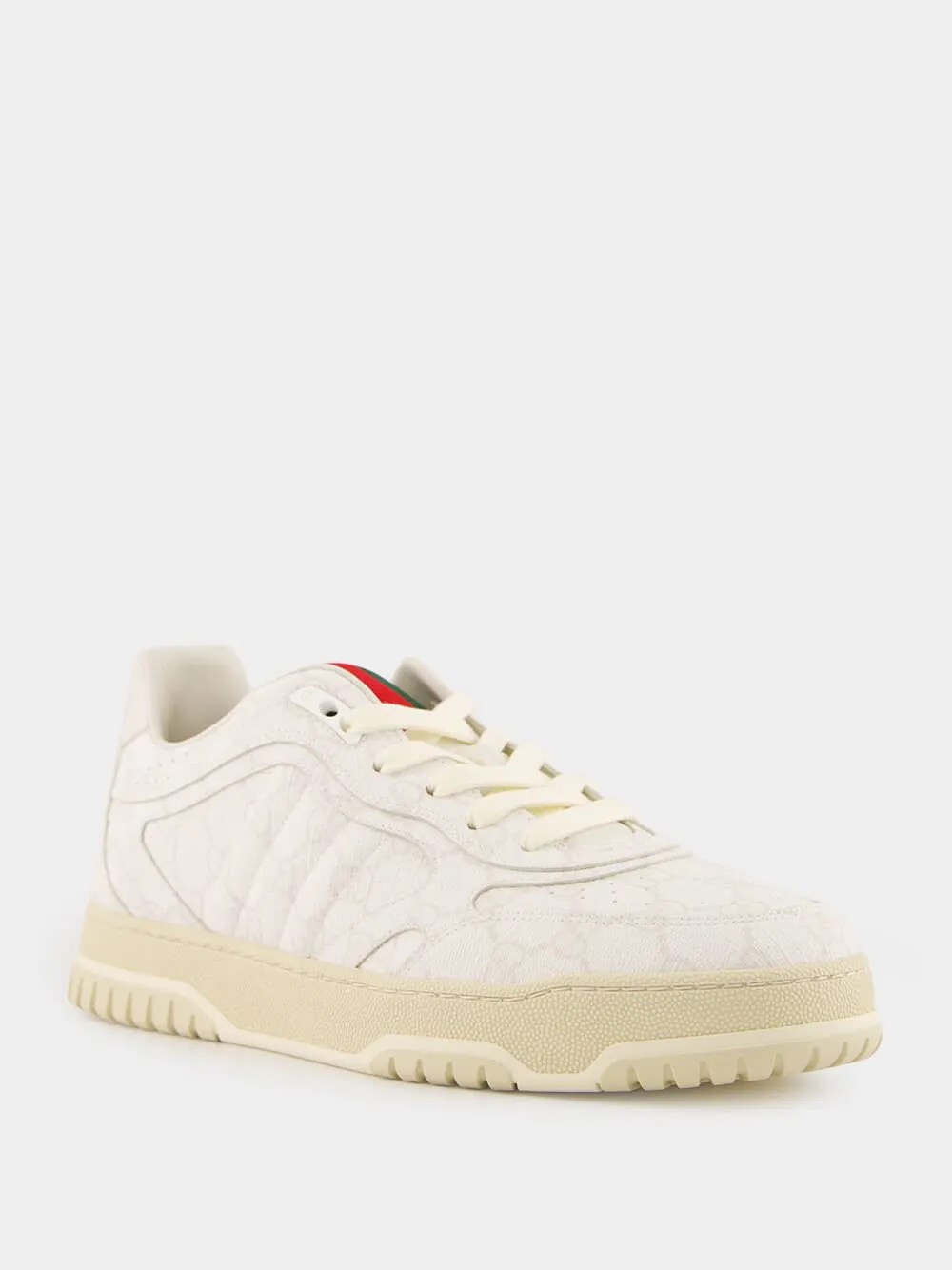 White Men's Gucci Re-Web Sneaker